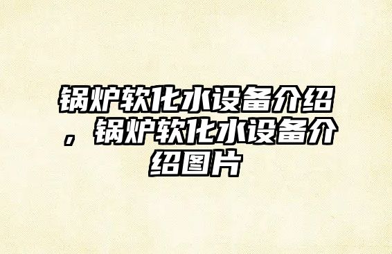 鍋爐軟化水設(shè)備介紹，鍋爐軟化水設(shè)備介紹圖片