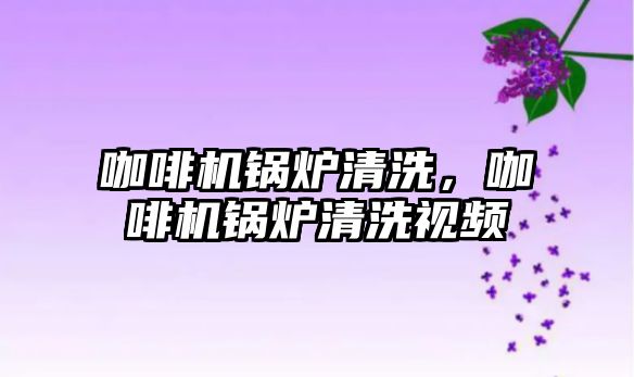 咖啡機鍋爐清洗，咖啡機鍋爐清洗視頻