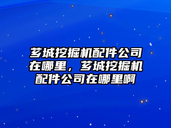 薌城挖掘機配件公司在哪里，薌城挖掘機配件公司在哪里啊