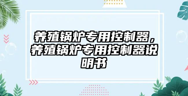 養(yǎng)殖鍋爐專用控制器，養(yǎng)殖鍋爐專用控制器說明書