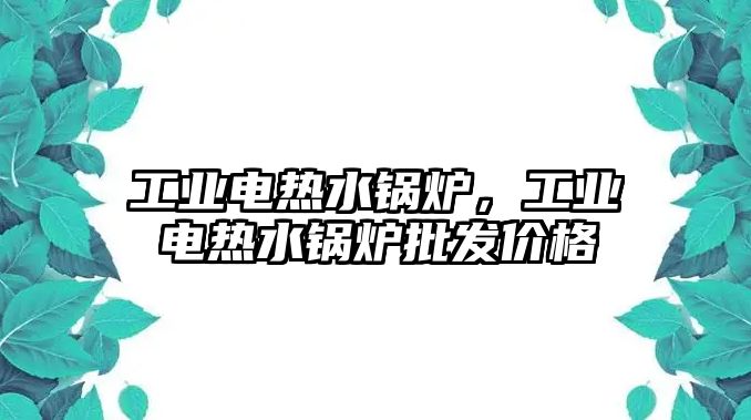 工業(yè)電熱水鍋爐，工業(yè)電熱水鍋爐批發(fā)價格