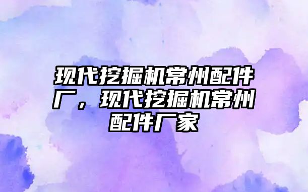 現(xiàn)代挖掘機常州配件廠，現(xiàn)代挖掘機常州配件廠家