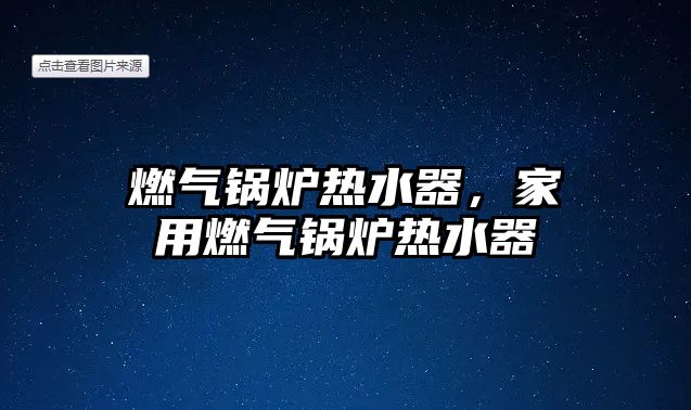 燃?xì)忮仩t熱水器，家用燃?xì)忮仩t熱水器