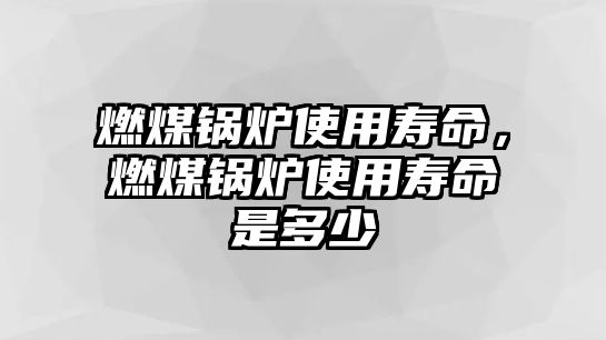 燃煤鍋爐使用壽命，燃煤鍋爐使用壽命是多少