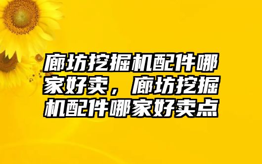 廊坊挖掘機(jī)配件哪家好賣，廊坊挖掘機(jī)配件哪家好賣點(diǎn)