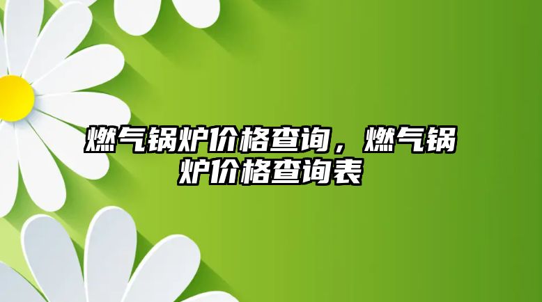 燃?xì)忮仩t價(jià)格查詢，燃?xì)忮仩t價(jià)格查詢表