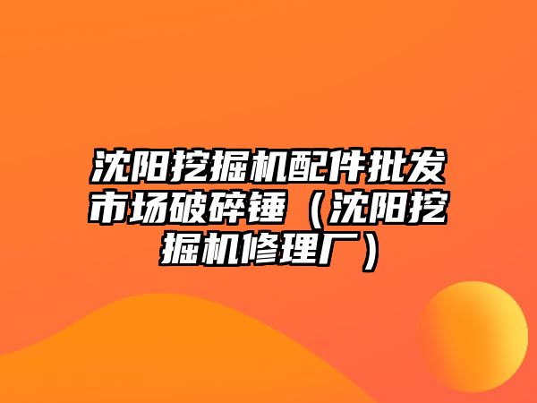 沈陽挖掘機(jī)配件批發(fā)市場破碎錘（沈陽挖掘機(jī)修理廠）