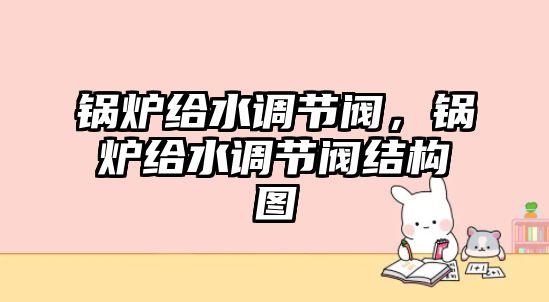 鍋爐給水調(diào)節(jié)閥，鍋爐給水調(diào)節(jié)閥結(jié)構(gòu)圖