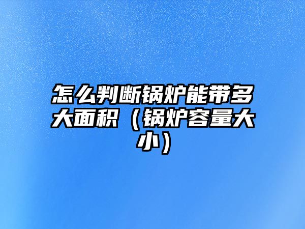 怎么判斷鍋爐能帶多大面積（鍋爐容量大?。?/>	
								</i>
								<p class=