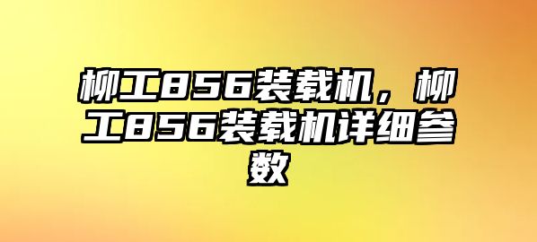 柳工856裝載機(jī)，柳工856裝載機(jī)詳細(xì)參數(shù)