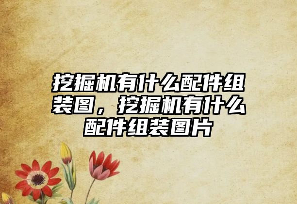 挖掘機有什么配件組裝圖，挖掘機有什么配件組裝圖片