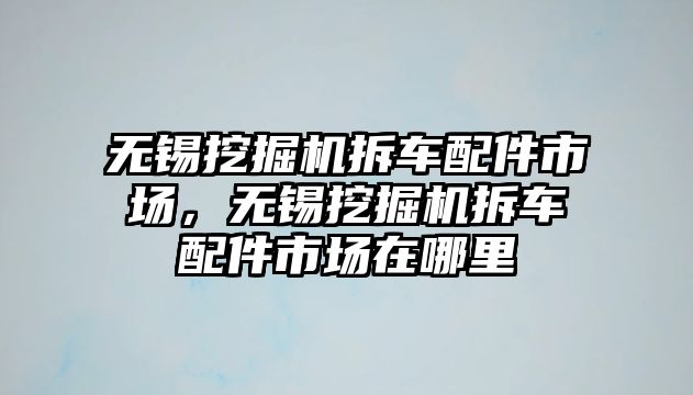 無錫挖掘機(jī)拆車配件市場，無錫挖掘機(jī)拆車配件市場在哪里