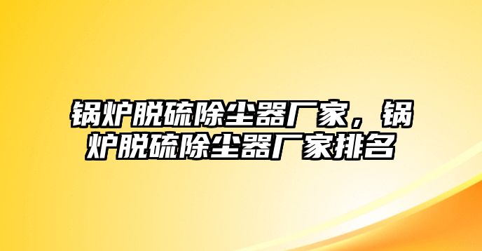 鍋爐脫硫除塵器廠家，鍋爐脫硫除塵器廠家排名