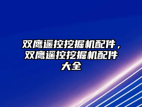 雙鷹遙控挖掘機配件，雙鷹遙控挖掘機配件大全