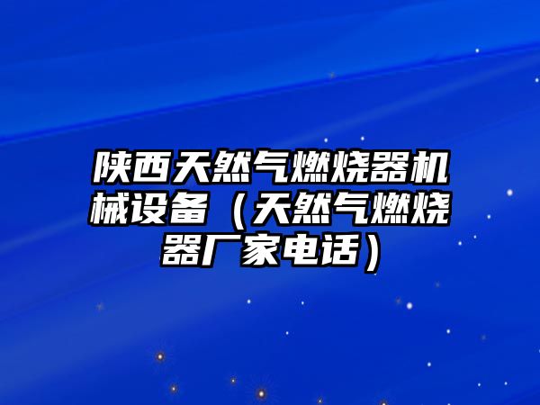 陜西天然氣燃燒器機械設(shè)備（天然氣燃燒器廠家電話）