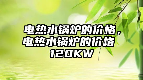 電熱水鍋爐的價格，電熱水鍋爐的價格 120KW