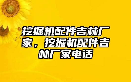 挖掘機配件吉林廠家，挖掘機配件吉林廠家電話