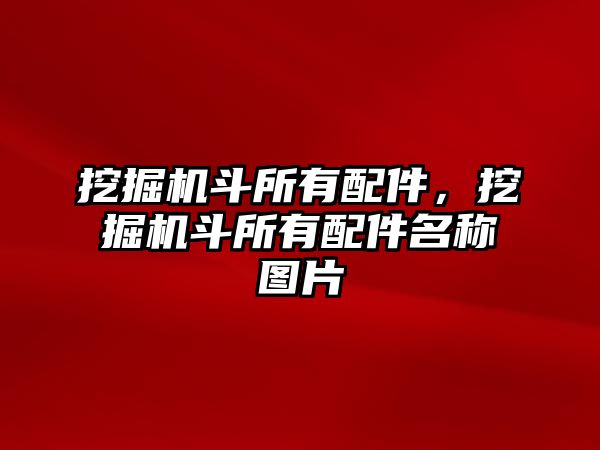 挖掘機(jī)斗所有配件，挖掘機(jī)斗所有配件名稱圖片