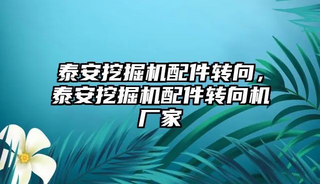 泰安挖掘機配件轉(zhuǎn)向，泰安挖掘機配件轉(zhuǎn)向機廠家