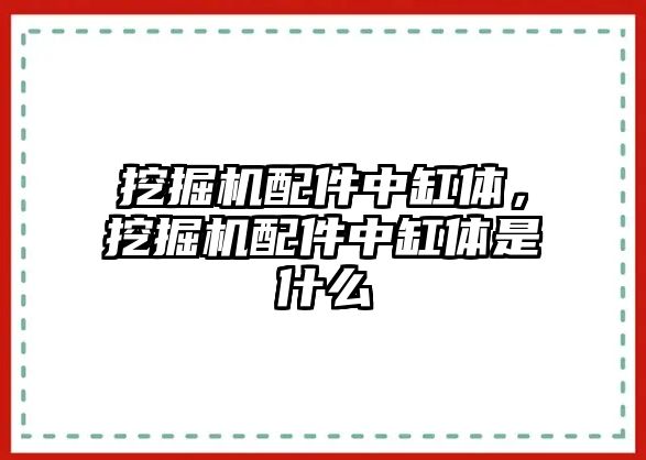 挖掘機(jī)配件中缸體，挖掘機(jī)配件中缸體是什么