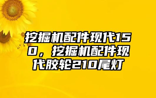 挖掘機(jī)配件現(xiàn)代150，挖掘機(jī)配件現(xiàn)代膠輪210尾燈