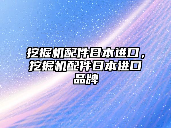 挖掘機配件日本進口，挖掘機配件日本進口品牌