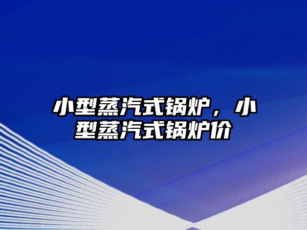 小型蒸汽式鍋爐，小型蒸汽式鍋爐價栿