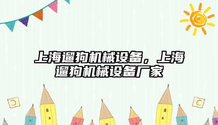 上海遛狗機械設(shè)備，上海遛狗機械設(shè)備廠家