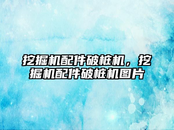 挖掘機配件破樁機，挖掘機配件破樁機圖片