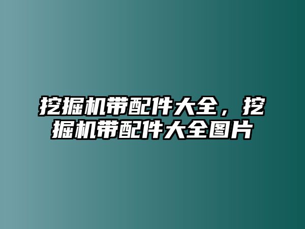 挖掘機(jī)帶配件大全，挖掘機(jī)帶配件大全圖片