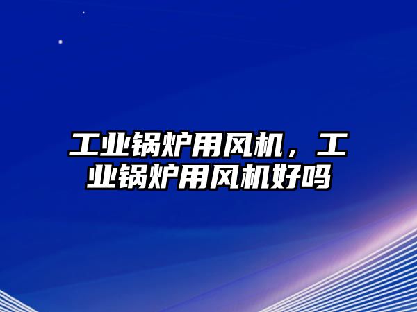 工業(yè)鍋爐用風(fēng)機(jī)，工業(yè)鍋爐用風(fēng)機(jī)好嗎