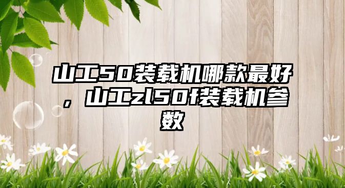 山工50裝載機(jī)哪款最好，山工zl50f裝載機(jī)參數(shù)