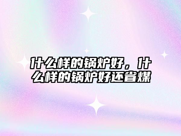 什么樣的鍋爐好，什么樣的鍋爐好還省煤