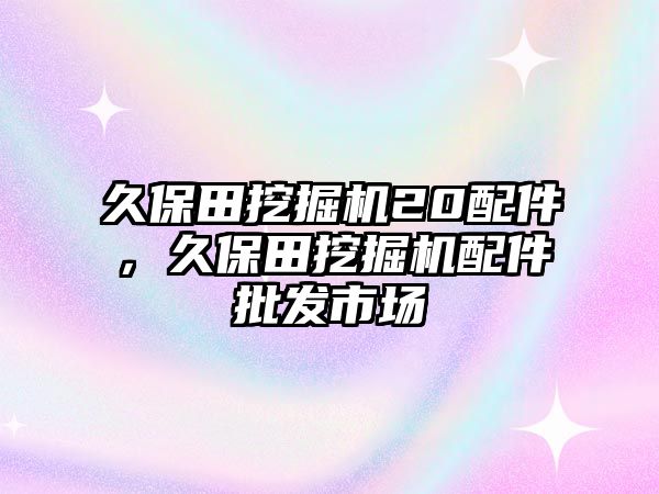 久保田挖掘機20配件，久保田挖掘機配件批發(fā)市場