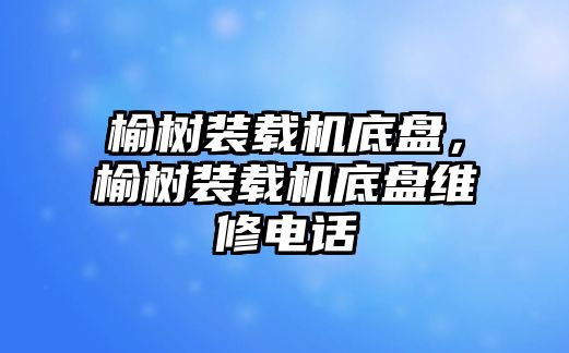 榆樹裝載機底盤，榆樹裝載機底盤維修電話