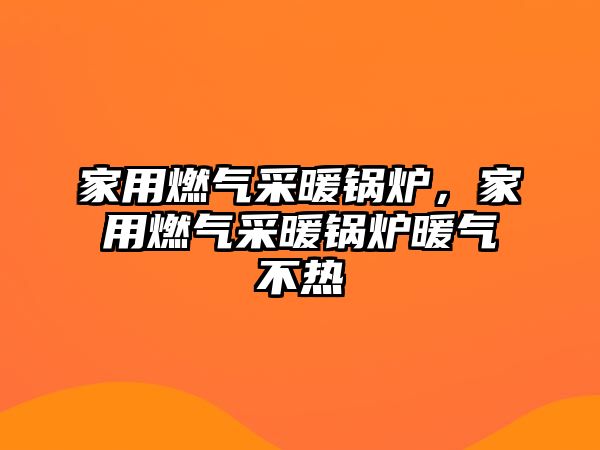 家用燃氣采暖鍋爐，家用燃氣采暖鍋爐暖氣不熱