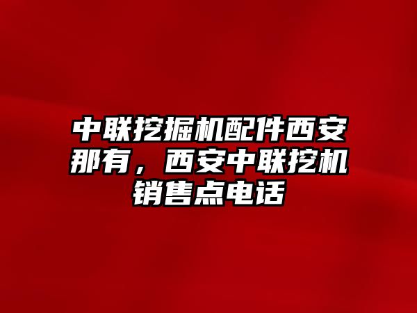 中聯(lián)挖掘機配件西安那有，西安中聯(lián)挖機銷售點電話