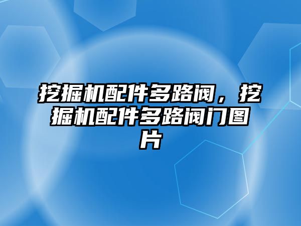 挖掘機(jī)配件多路閥，挖掘機(jī)配件多路閥門圖片