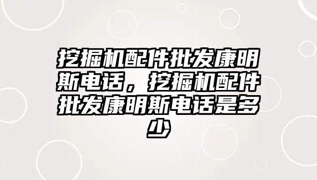 挖掘機配件批發(fā)康明斯電話，挖掘機配件批發(fā)康明斯電話是多少