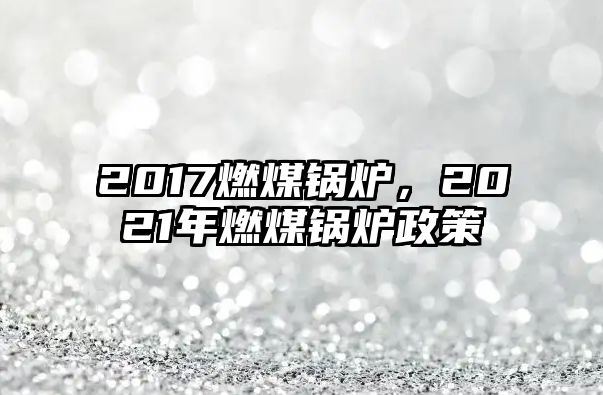 2017燃煤鍋爐，2021年燃煤鍋爐政策