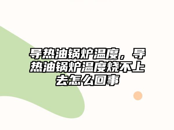 導(dǎo)熱油鍋爐溫度，導(dǎo)熱油鍋爐溫度燒不上去怎么回事