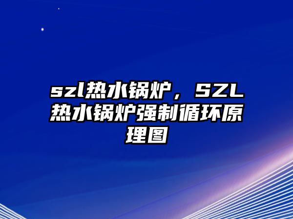 szl熱水鍋爐，SZL熱水鍋爐強制循環(huán)原理圖