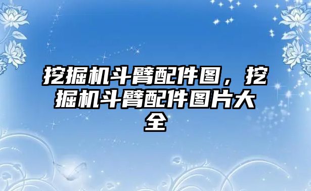 挖掘機(jī)斗臂配件圖，挖掘機(jī)斗臂配件圖片大全