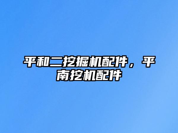 平和二挖掘機(jī)配件，平南挖機(jī)配件