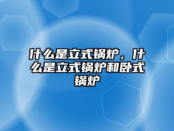 什么是立式鍋爐，什么是立式鍋爐和臥式鍋爐