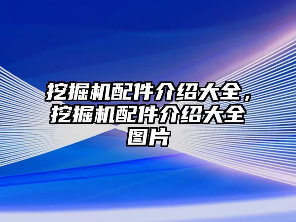 挖掘機(jī)配件介紹大全，挖掘機(jī)配件介紹大全圖片