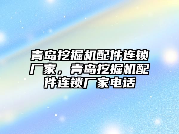 青島挖掘機配件連鎖廠家，青島挖掘機配件連鎖廠家電話