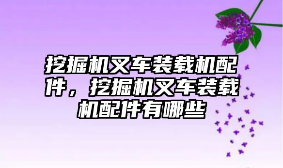 挖掘機叉車裝載機配件，挖掘機叉車裝載機配件有哪些