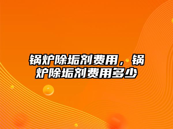 鍋爐除垢劑費(fèi)用，鍋爐除垢劑費(fèi)用多少