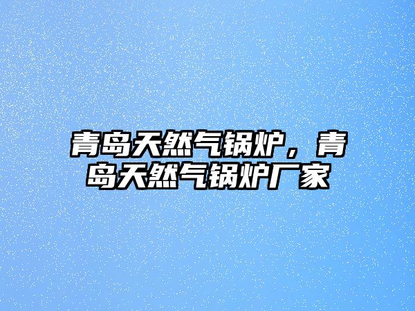 青島天然氣鍋爐，青島天然氣鍋爐廠家